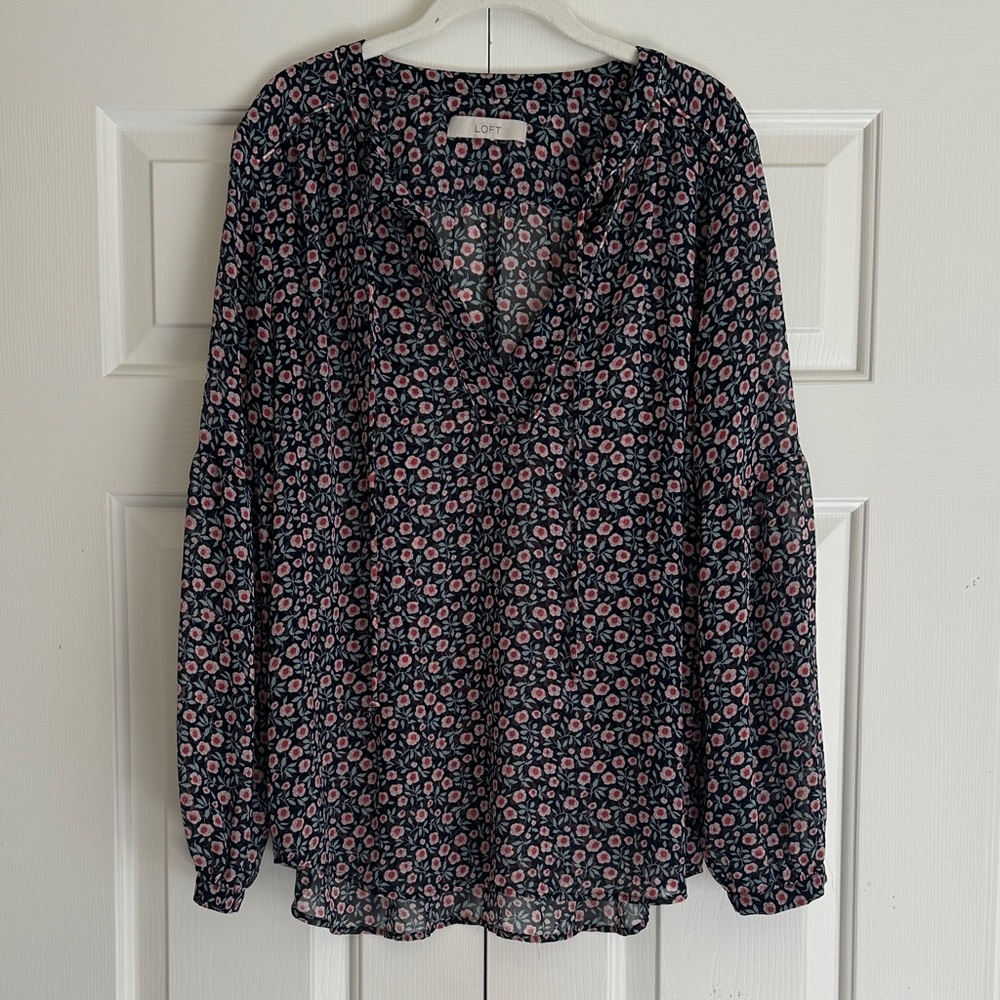 Loft floral top